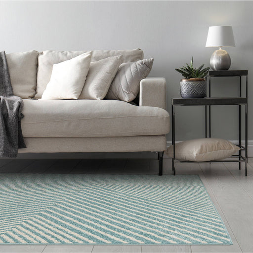 Atmacha Home & Living Rug Muse Blue Cross MU19 - Modern Rug