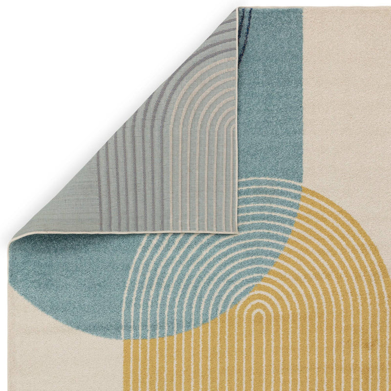 Atmacha Home & Living Rug Muse Blue Retro MU15 - Modern Rug