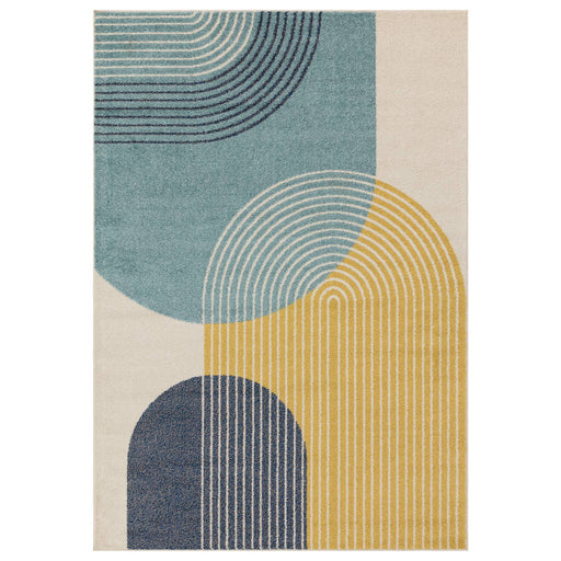 Atmacha Home & Living Rug Muse Blue Retro MU15 - Modern Rug