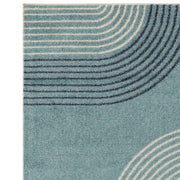 Atmacha Home & Living Rug Muse Blue Retro MU15 - Modern Rug