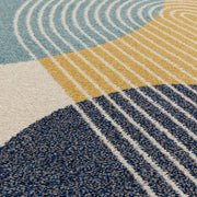 Atmacha Home & Living Rug Muse Blue Retro MU15 - Modern Rug