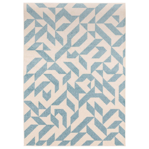 Atmacha Home & Living Rug Muse Blue Shapes MU03 - Modern Rug