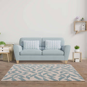 Atmacha Home & Living Rug Muse Blue Shapes MU03 - Modern Rug