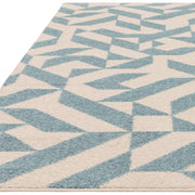 Atmacha Home & Living Rug Muse Blue Shapes MU03 - Modern Rug