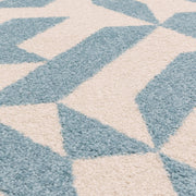 Atmacha Home & Living Rug Muse Blue Shapes MU03 - Modern Rug