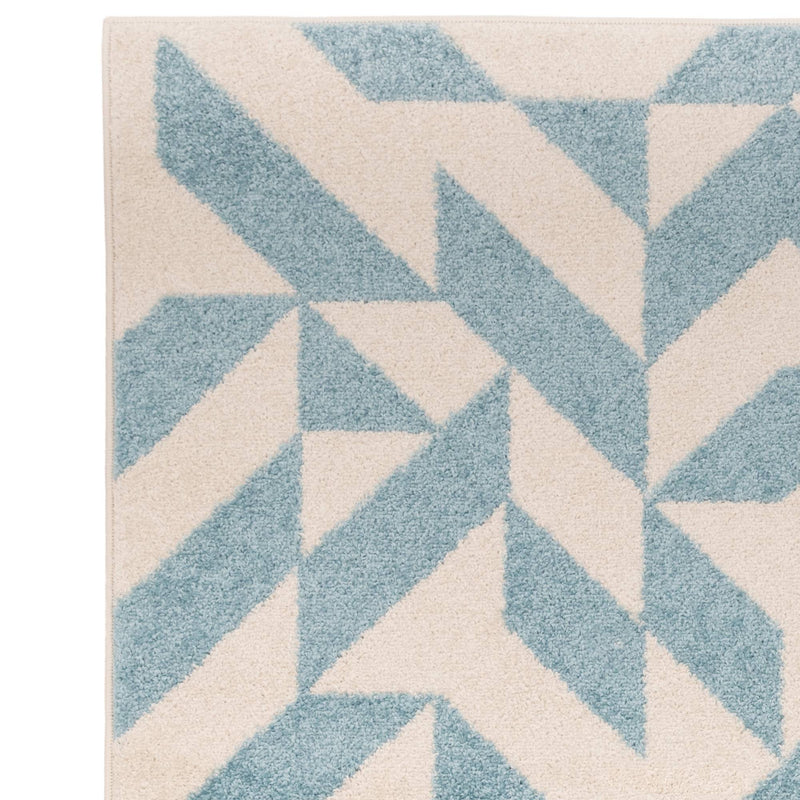 Atmacha Home & Living Rug Muse Blue Shapes MU03 - Modern Rug