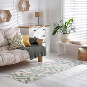 Atmacha Home & Living Rug Muse Blue Shapes MU03 - Modern Rug