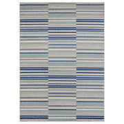 Atmacha Home & Living Rug Muse Blue Stripe MU05 - Modern Rug
