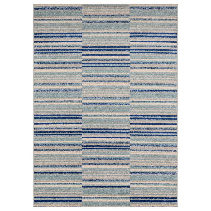 Atmacha Home & Living Rug Muse Blue Stripe MU05 - Modern Rug