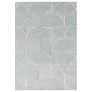 Atmacha Home & Living Rug Muse Blue Swirl MU02 - Modern Rug