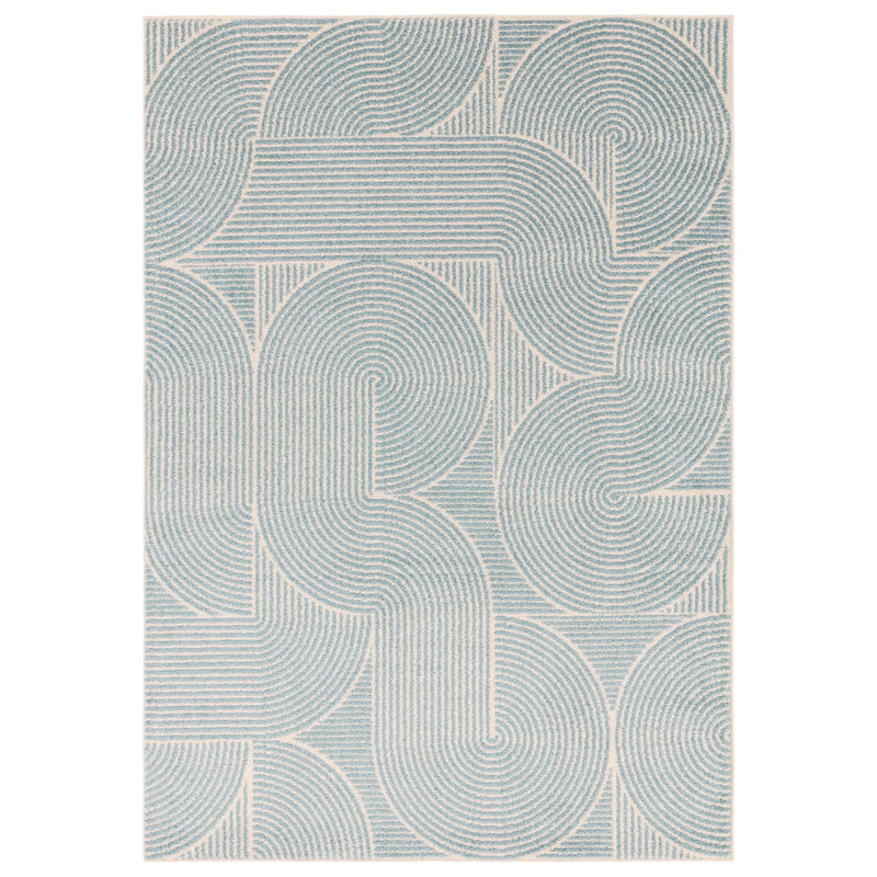 Atmacha Home & Living Rug Muse Blue Swirl MU02 - Modern Rug