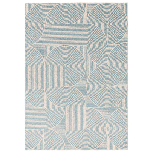 Atmacha Home & Living Rug Muse Blue Swirl MU02 - Modern Rug