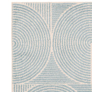 Atmacha Home & Living Rug Muse Blue Swirl MU02 - Modern Rug