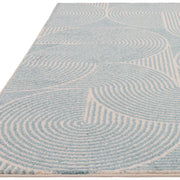 Atmacha Home & Living Rug Muse Blue Swirl MU02 - Modern Rug