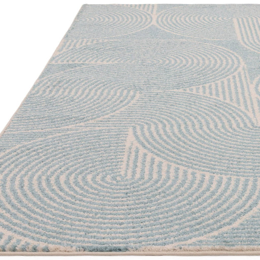 Atmacha Home & Living Rug Muse Blue Swirl MU02 - Modern Rug