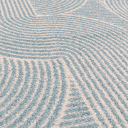 Atmacha Home & Living Rug Muse Blue Swirl MU02 - Modern Rug
