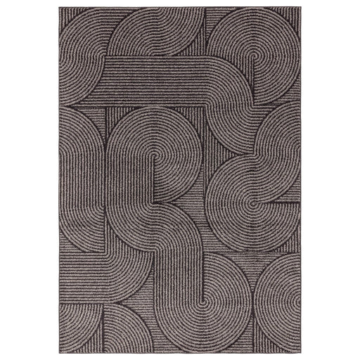 Atmacha Home & Living Rug Muse Charcoal Swirl MU01 - Monochrome - Modern Rug