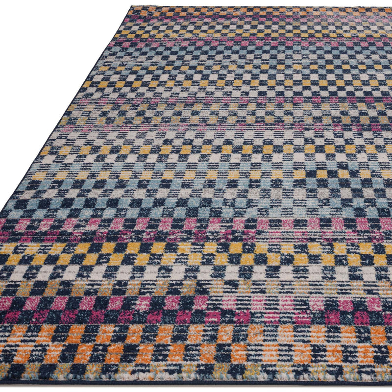 Atmacha Home & Living Rug Muse Check Bright MU30 - Multi - Modern Rug