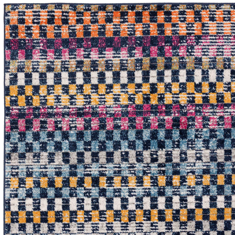 Atmacha Home & Living Rug Muse Check Bright MU30 - Multi - Modern Rug
