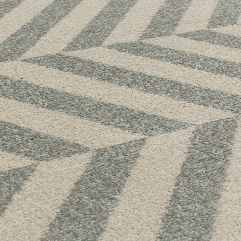 Atmacha Home & Living Rug Muse Grey Chevron MU07 - Yellow/Gold - Modern Rug