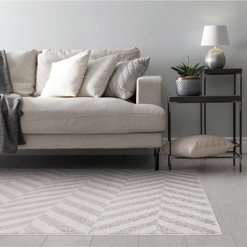 Atmacha Home & Living Rug Muse Grey Chevron MU07 - Yellow/Gold - Modern Rug