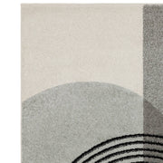Atmacha Home & Living Rug Muse Grey Retro MU14 - Grey/Silver - Modern Rug