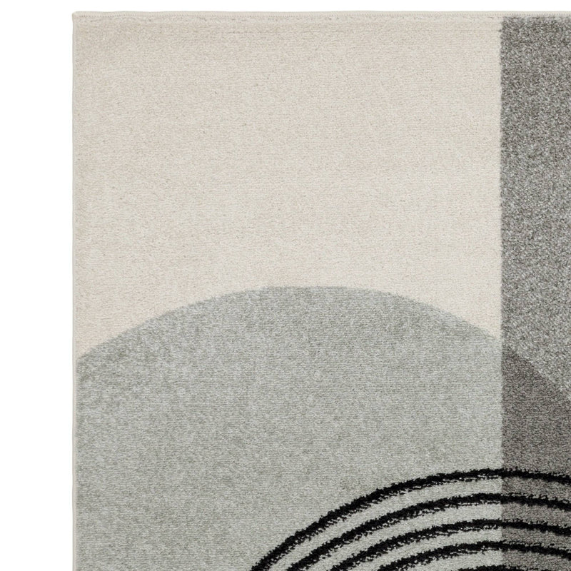 Atmacha Home & Living Rug Muse Grey Retro MU14 - Grey/Silver - Modern Rug