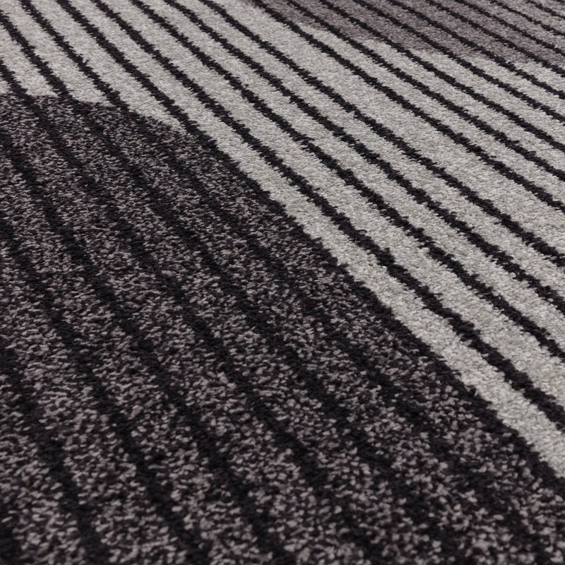 Atmacha Home & Living Rug Muse Grey Retro MU14 - Grey/Silver - Modern Rug