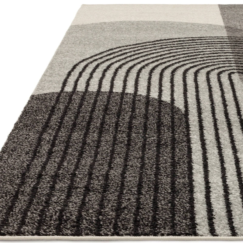 Atmacha Home & Living Rug Muse Grey Retro MU14 - Grey/Silver - Modern Rug
