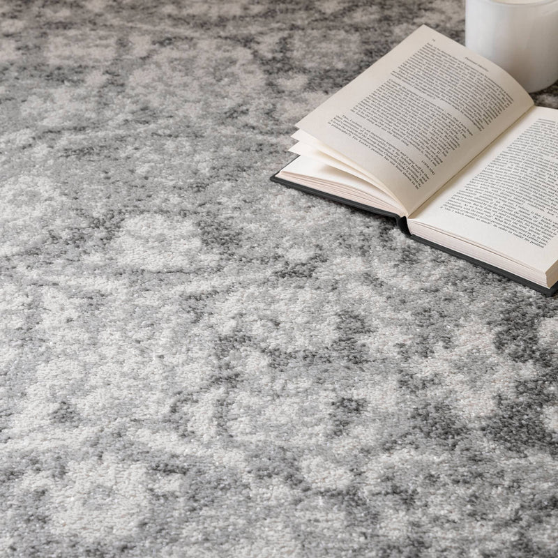 Atmacha Home & Living Rug Muse Heritage Grey MU27 - Grey/Silver - Modern Rug
