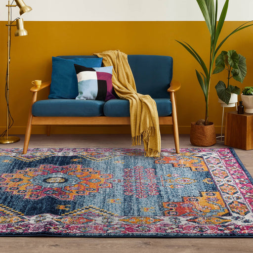 Atmacha Home & Living Rug Muse Heritage Pink MU28 - Multi - Modern Rug