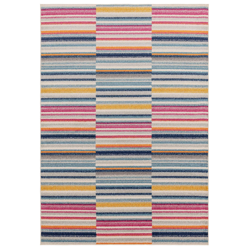 Atmacha Home & Living Rug Muse Multi-Coloured Stripe MU06 - Modern Rug