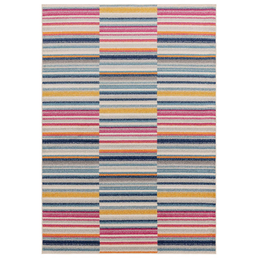 Atmacha Home & Living Rug Muse Multi-Coloured Stripe MU06 - Modern Rug