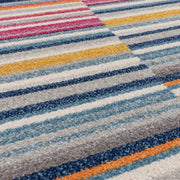 Atmacha Home & Living Rug Muse Multi-Coloured Stripe MU06 - Modern Rug