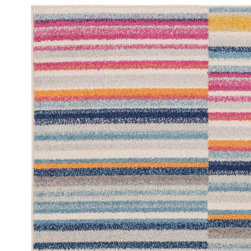 Atmacha Home & Living Rug Muse Multi-Coloured Stripe MU06 - Modern Rug
