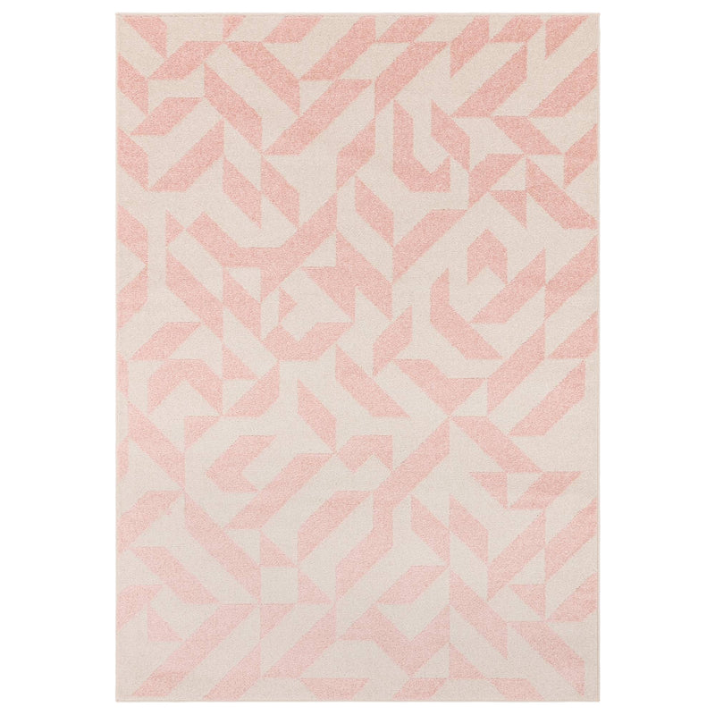 Atmacha Home & Living Rug Muse Pink Shapes MU04 - Modern Rug
