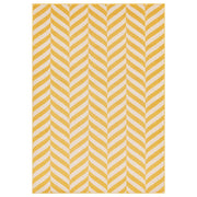 Atmacha Home & Living Rug Muse Yellow Chevron MU08 - Grey/Silver - Modern Rug