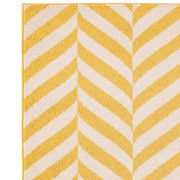 Atmacha Home & Living Rug Muse Yellow Chevron MU08 - Grey/Silver - Modern Rug