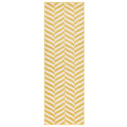 Atmacha Home & Living Rug Muse Yellow Chevron MU08 - Grey/Silver - Modern Rug