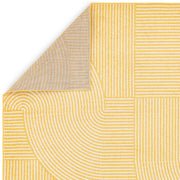 Atmacha Home & Living Rug Muse Yellow Geometric MU18 - Yellow/Gold - Modern Rug