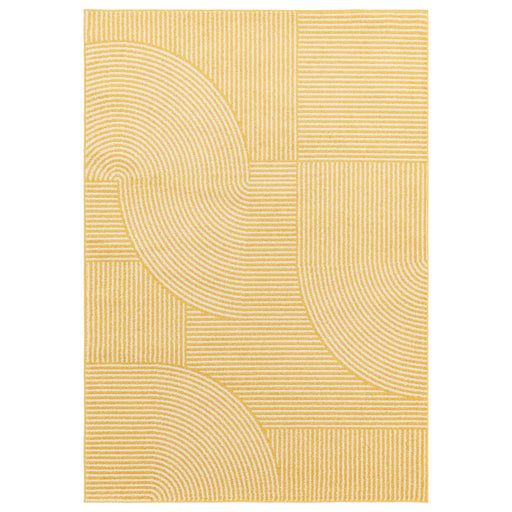 Atmacha Home & Living Rug Muse Yellow Geometric MU18 - Yellow/Gold - Modern Rug