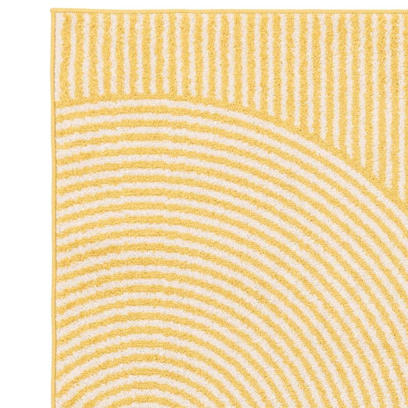 Atmacha Home & Living Rug Muse Yellow Geometric MU18 - Yellow/Gold - Modern Rug