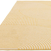 Atmacha Home & Living Rug Muse Yellow Geometric MU18 - Yellow/Gold - Modern Rug