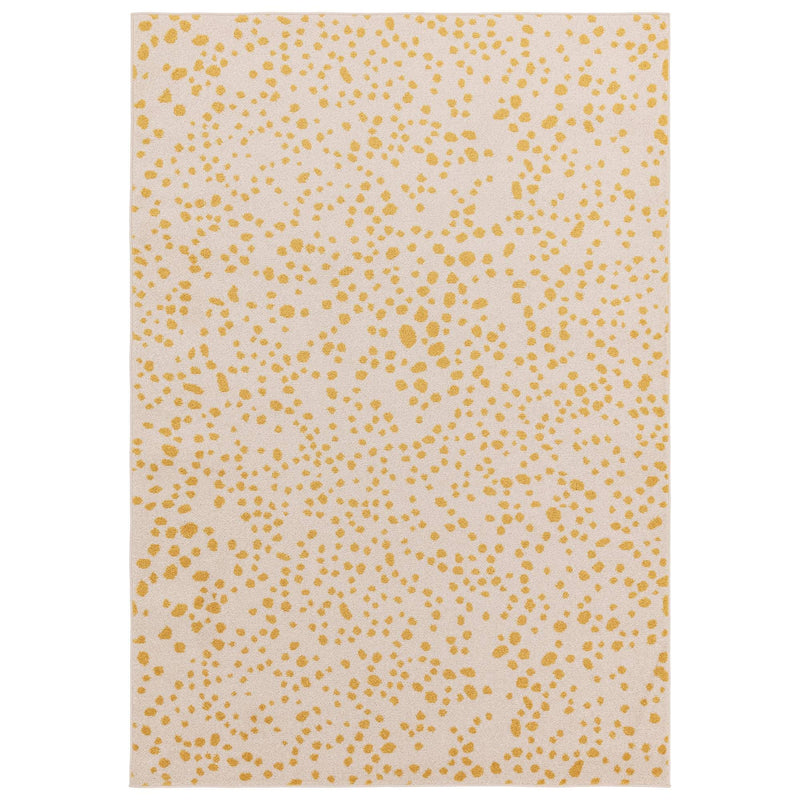 Atmacha Home & Living Rug Muse Yellow Spotty MU12 - Yellow/Gold - Modern Rug