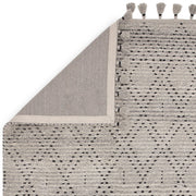 Atmacha Home & Living Rug Nepal Grey/Black Diamond Rug Boho Rug