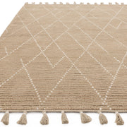 Atmacha Home & Living Rug Nepal Sand/Cream Linear Rug Boho Rug
