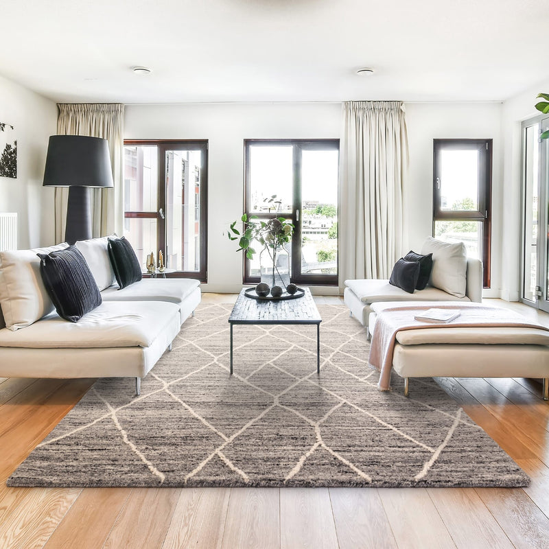 Atmacha Home & Living Rug Noah Charcoal Boho Rug