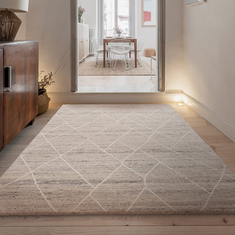 Atmacha Home & Living Rug Noah Silver Boho Rug