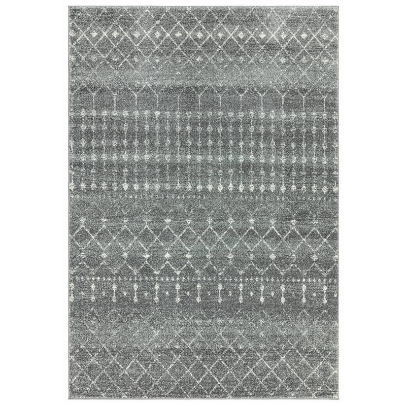 Atmacha Home & Living Rug Nova Dark Grey NV34 - Grey/Silver - Moroccan Rug