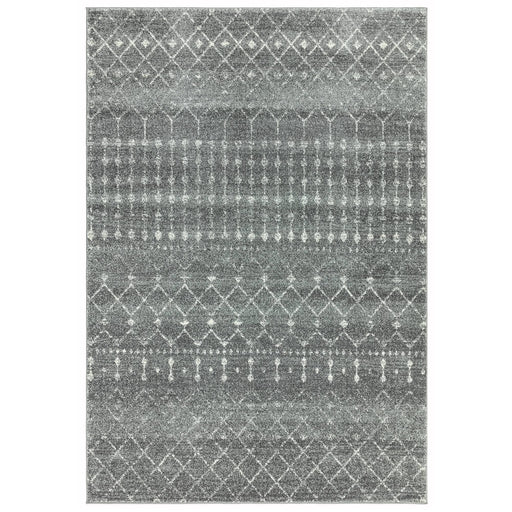 Atmacha Home & Living Rug Nova Dark Grey NV34 - Grey/Silver - Moroccan Rug